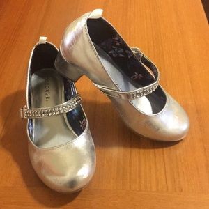 Little girls dress shoes with slight heal